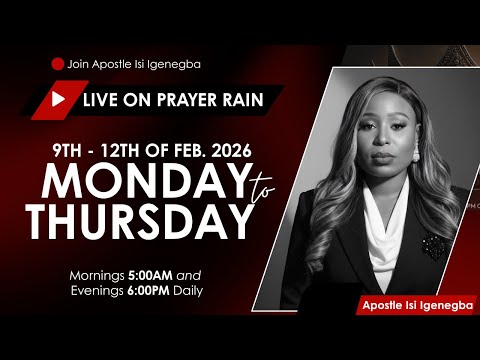 JANUARY 2026 PRAYER RAIN || DAY 39 || DOMINION || APOSTLE ISI IGENEGBA