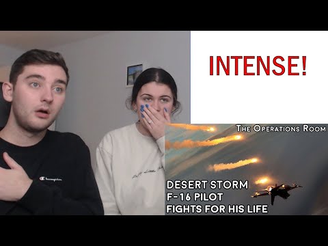 British Couple Reacts to Desert Storm - F-16 Pilot Fights for his Life Over Baghdad - Animated