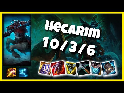 Hecarim vs Taliyah KOREAN Challenger JUNGLE (10/3/6) - v10.25
