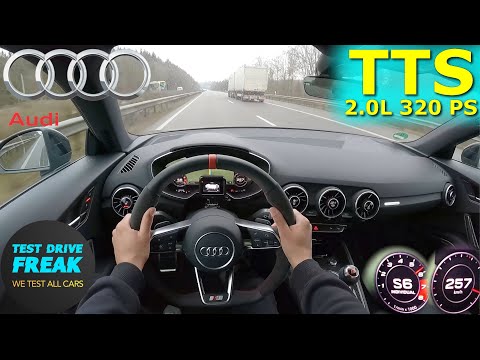 2023 Audi TTS Coupe 320 PS TOP SPEED AUTOBAHN DRIVE POV