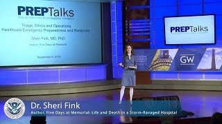PrepTalks: Dr. Sheri Fink 