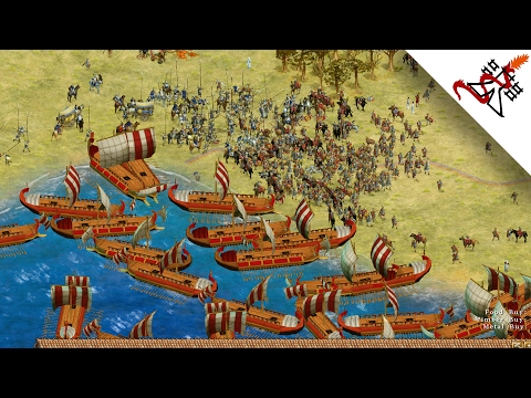 MASSIVE ROMANS vs MACEDONIANS BATTLE - Rise of Nations EX - The Hellenistic Era