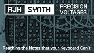 Video thumbnail for Reach the LOWEST Notes with your Controller - PRECISION VOLTAGES to Transpose CV Signals by AJH Synth Official