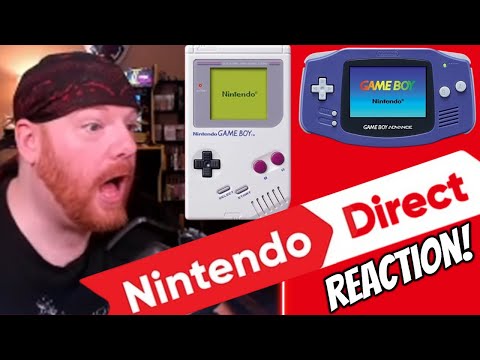 Krimson KB Reacts - GAME BOY/GBA GAMES ON SWITCH!!! - Nintendo Direct 2.8.2033