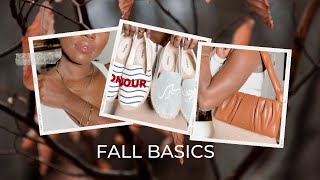 Fall BASICS Haul 2021 | Soludos, JWPEI