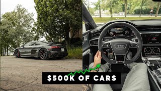 Driving $500,000 worth of Cars in 24 hours - Working with Audi