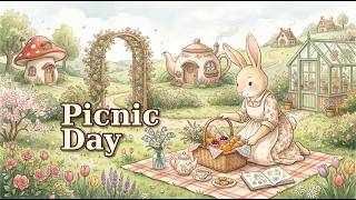 A Cozy Spring Picnic in the Meadow 🧺 | Gentle Storybook Music for Reading