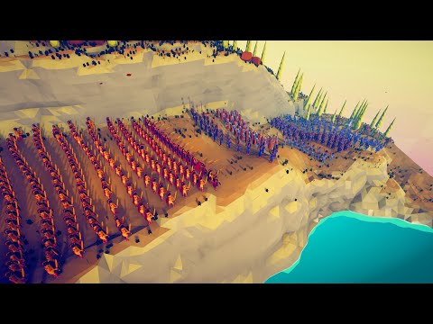 50x SPARTA ARMY vs EVERY 100x FACTION - Totally Accurate Battle Simulator TABS