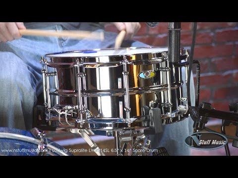 Демонстрация звучания малого барабана Ludwig Supralite LW6514SL