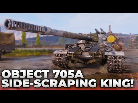 Side-Scraping King! - Object 705A | World of Tanks