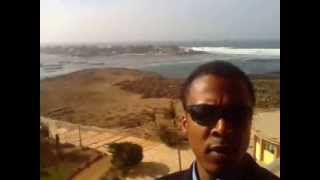 panoramique depuis la terrasse -  Hotel Ngor Diarama -  chambre 2457 - 17/02/2014 - 16h35