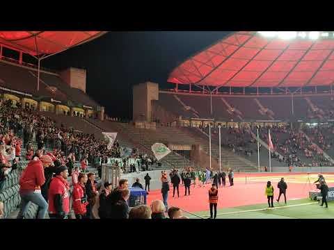 2021.09.30 1.FC Union Berlin - Maccabi HaifaAfter the match by Haifa fans and players
