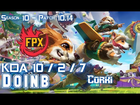 FPX Doinb CORKI vs SYLAS Mid - Patch 10.14 KR Ranked