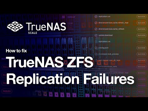 How to Fix TrueNAS ZFS Replication Failure by Clearing The Resume Token