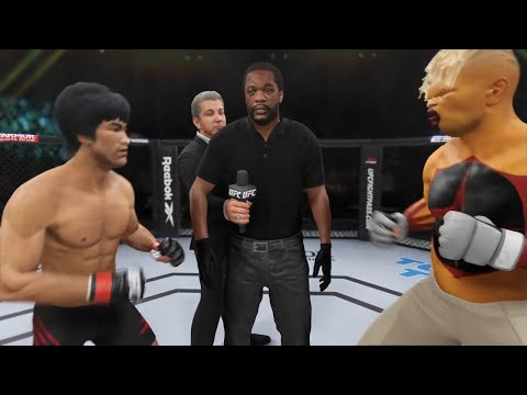 UFC 4 I Bruce Lee vs. Bloodsucker Worm (EA Sports UFC 4)