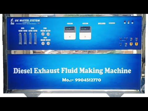 Ok ad blue diesel exhaust fluid making machine, packaging si...