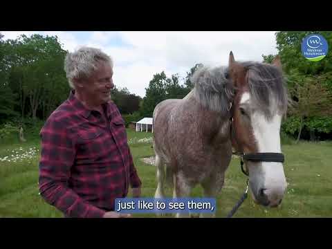 Martin Clunes and Patrick visit Weldmar's Inpatient Unit