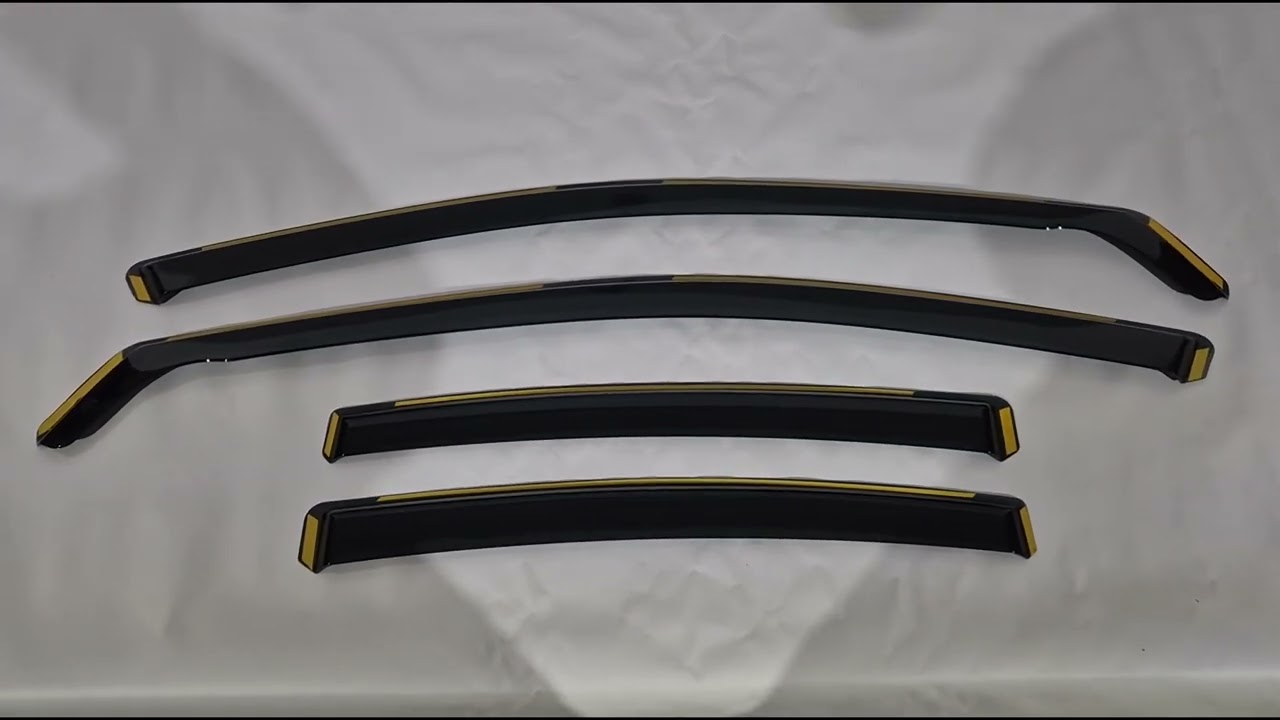 Вставные ветровики Niken Luxury (4 шт) Video 1