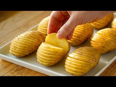 Just Slice Potatoes Like THIS — You Won’t Believe the Result! Easy Potato Roll Recipe 🥔