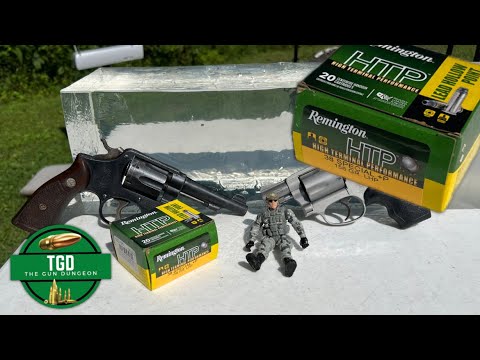 38 Special +P Remington HTP 158gr LSWCHP! | Clear Ballistics Gel Test
