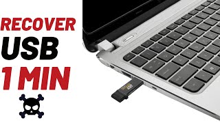 Recover Corrupted Files from USB Using CMD in 1 min