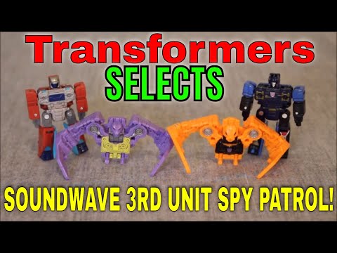Transformers Selects Soundwave 3rd Unit Spy Patrol - GotBot true Review NUMBER 744