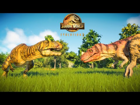 Ceratosaurus Vs Metriacanthosaurus Dinosaur Battle ! - Jurassic World Evolution 2
