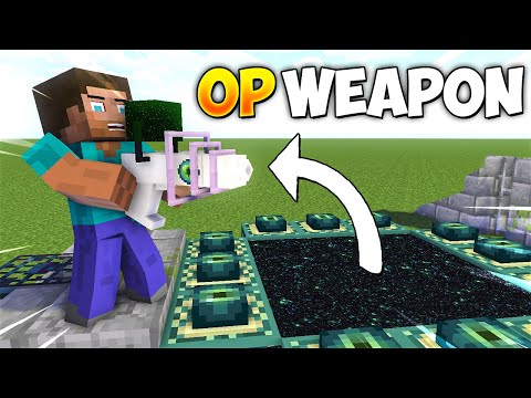 Minecraft But Structures are OP WEAPONS!
