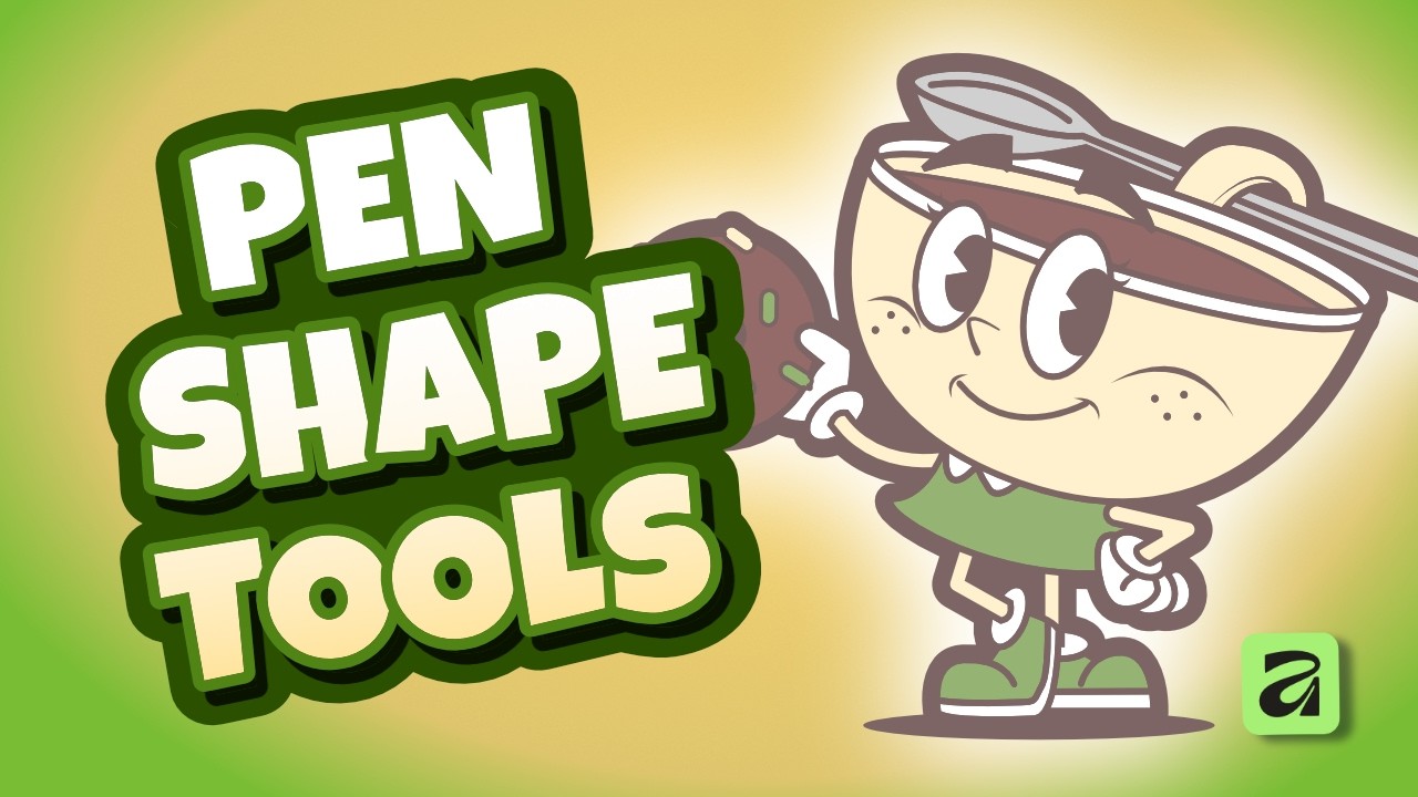 Clean Vector Art Using Pen & Shape Tools in Affinity 