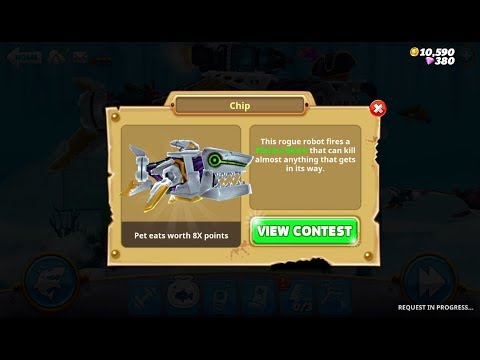 New Chip (Robo Baby Pet) Live Contest Coming Soon - Hungry Shark World