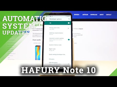 How to Enable Automatic System Update in HAFURY Note 10 – Auto Software Update