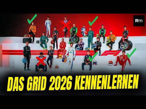 Das ist das F1-Grid 2026 – Alle Fahrer & Teams im Überblick!