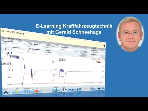 Common-Rail Magnetventil-Injektor mit dem Oszilloskop prüfen E-Learning Kraftfahrzeugtechnik