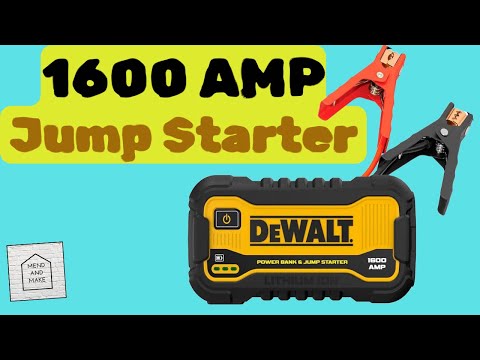 Dewalt DXAELJ16 1600 Peak AMP Jump Starter Battery Booster with USB Power