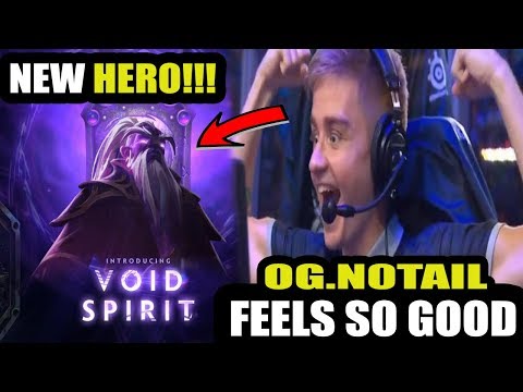 NEW HERO "VOID SPIRIT" TESTING BY OG.N0TAIL - 7.23 GAMEPLAY UPDATE - DOTA 2 DOTA 2