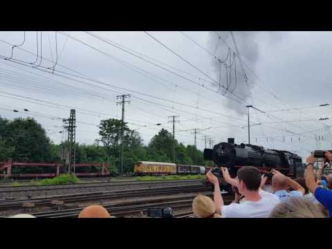 die zug Parade von Koblenz Museum 60 Jahre Trans-Europ-Express Teil1