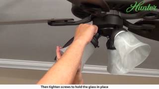 How to Install a Multi-Light Kit on Your Hunter Ceiling Fan - 5xxxx Series Model Fans