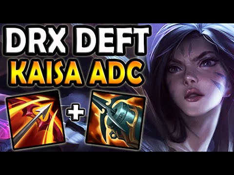 Deft KAISA ADC vs LUCIAN - Ranked Korea ✅