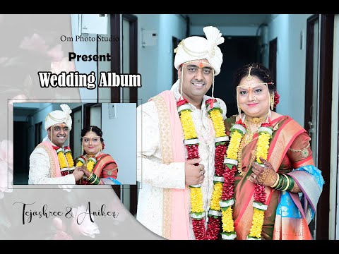 Tejashree & Aniket Wedding Album | Traditional wedding album design l #weddingalbum | albumdesign |
