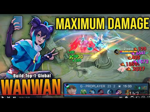 26 Kills + 3x MANIAC!! Hanabi SOUL VESSELS Skin Monster Late Game - Build Top 1 Global Hanabi ~ MLBB