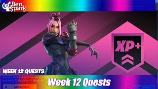 How To Complete All Week 12 Quests - Easy Location Guide - Fortnite Chapter 3 Season 3 Vibin'
