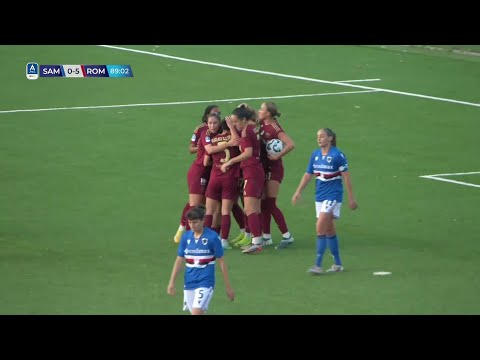 Sampdoria 1-5 Roma | Giallorossi win 5-0 in Genoa | #SerieAfemminile eBay