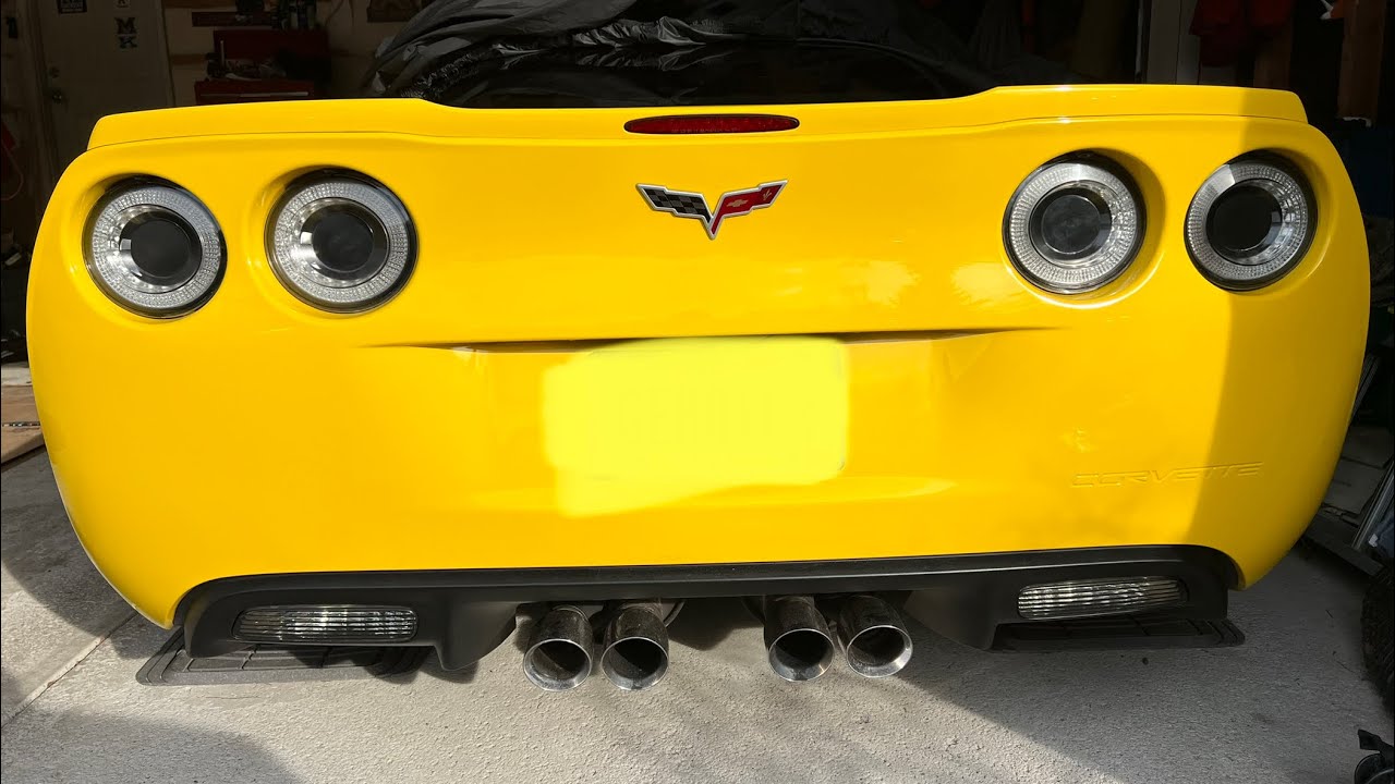 How to Install C6 ZR1 Spoiler (no drill)