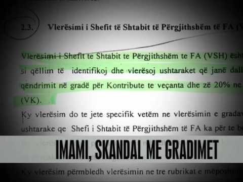 Imami, skandal me gradimet - Vizion Plus - News - Lajme