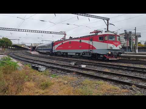 EA-784 a Depoului Bucuresti Calatori parasind Gara de Nord cu trenul IR-1579