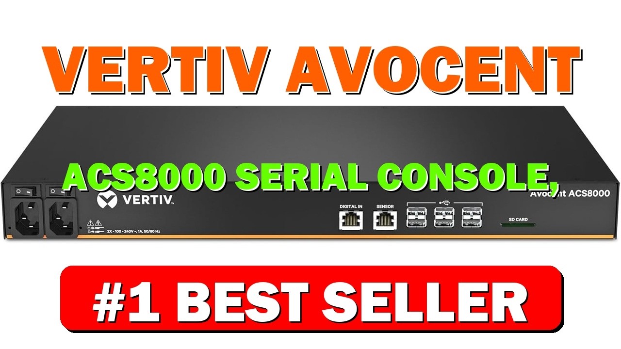 Vertiv Avocent ACS8000 Serial Console 48 Port Serial Console Server Remote Data - B01N64R35P