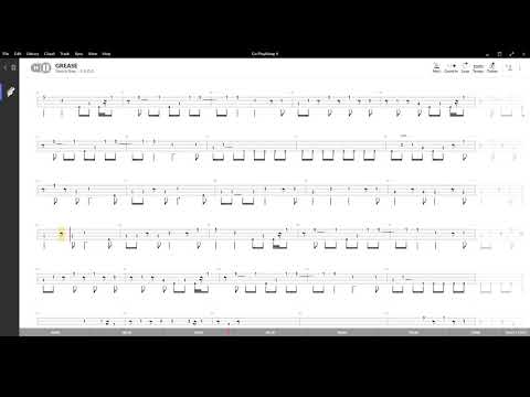 Grease ( Frankie Valli ) ,Tablatura e base Senza Basso - Backing bass track - NO BASS