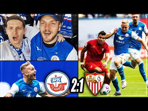 HEIMSIEG GEGEN EUROPA LEAGUE SIEGER! STADIONVLOG: Hansa Rostock - Sevilla | Unfassbar | Stadion Vlog