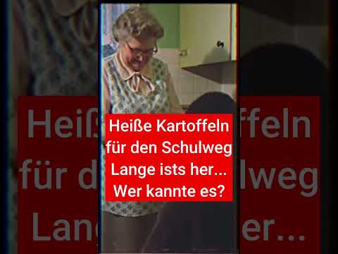 Heiße Kartoffeln für den Schulweg So wars früher  #nostalgie #80er #70er  #60er