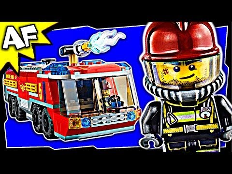 Vidéo LEGO City 60061 : Le camion de pompiers de l'aéroport